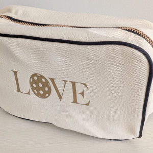 Canvas LOVE Pickleball Pouch