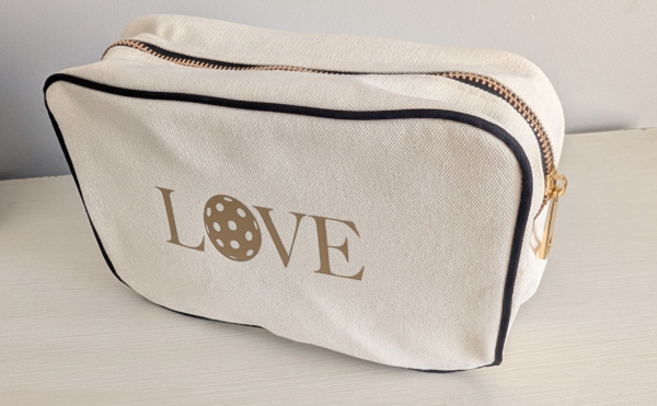 Canvas LOVE Pickleball Pouch