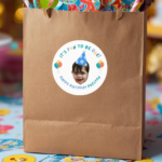 Customized One Year Old Birthday Stickers